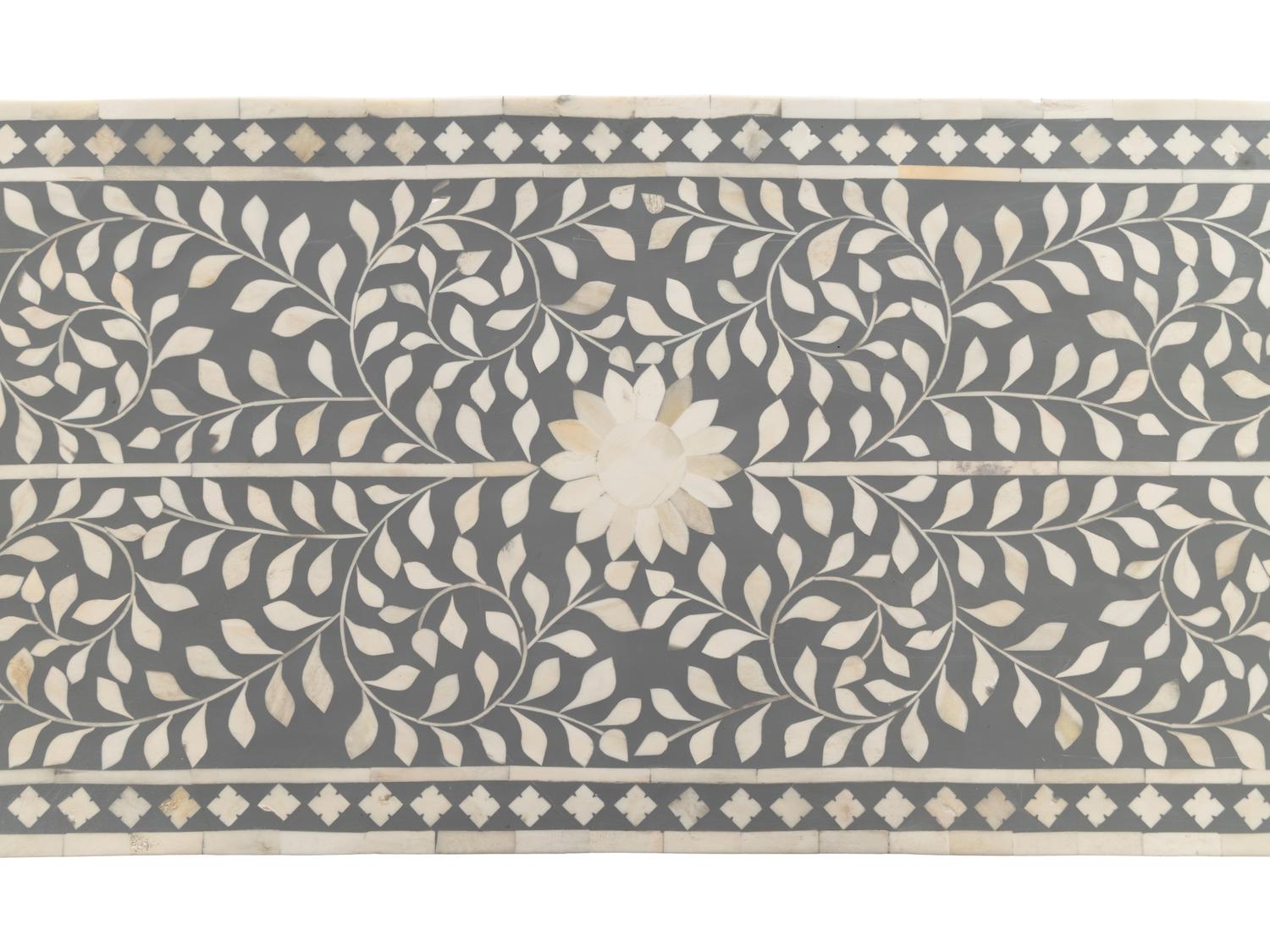An Anglo-Indian Bone Inlaid Console Cabinet