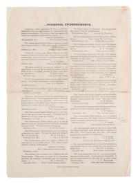 [MUSIC]. A group of tickets, handbills, and programs from the Fisk Jubilee Singers, comprising: