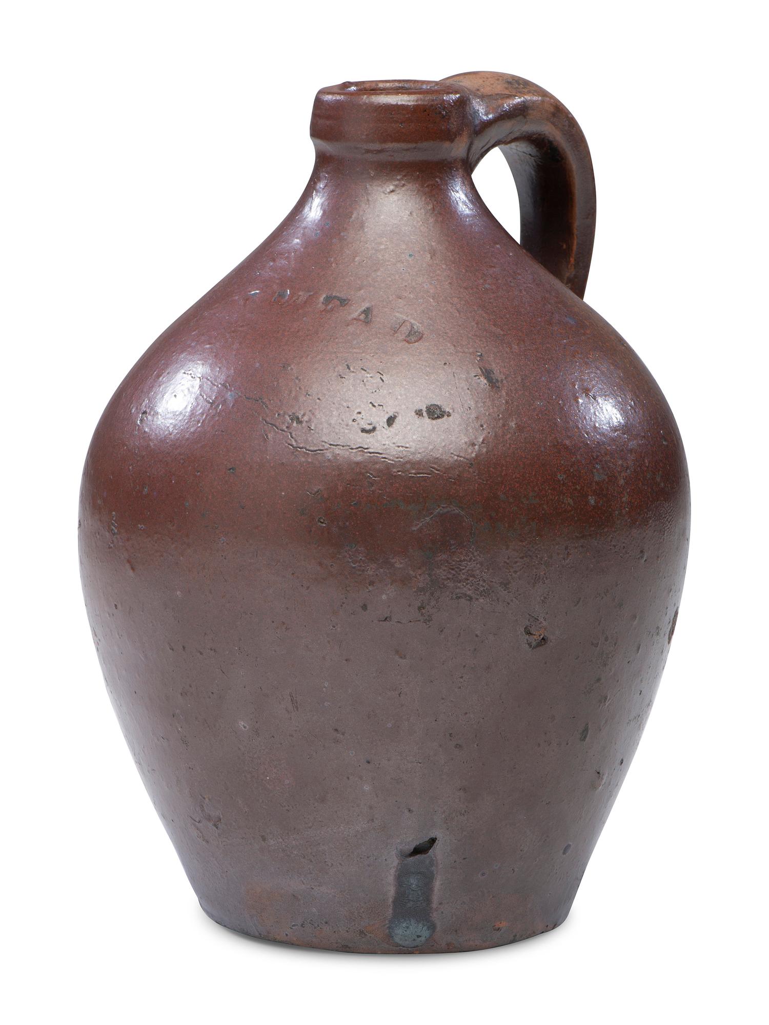 A Rare I.M. Mead Quart Size Stoneware Jug