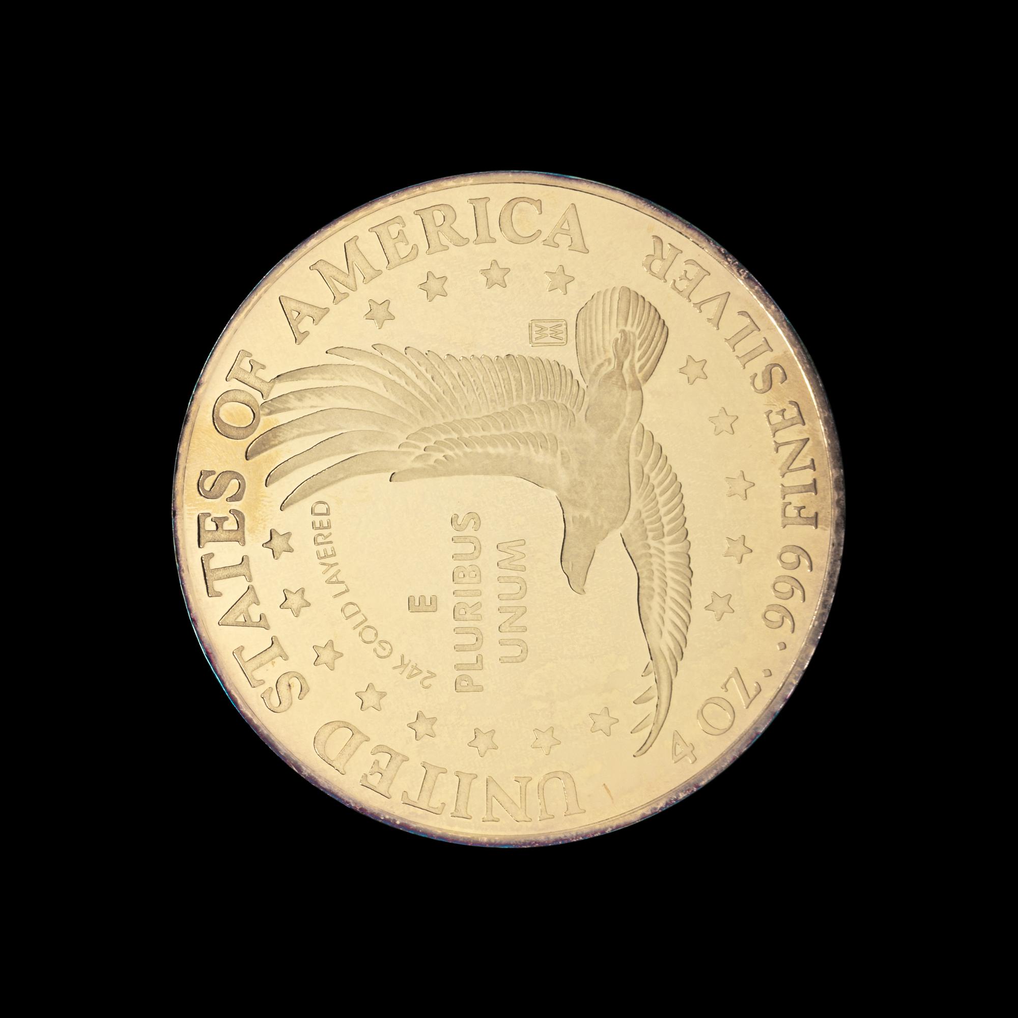[PRIVATE ISSUE] A Commemorative Sacagawea Dollar Commemorative 4 oz. Silver Round