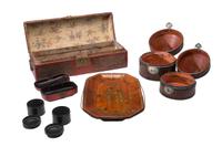 Seven Chinese Lacquered Articles