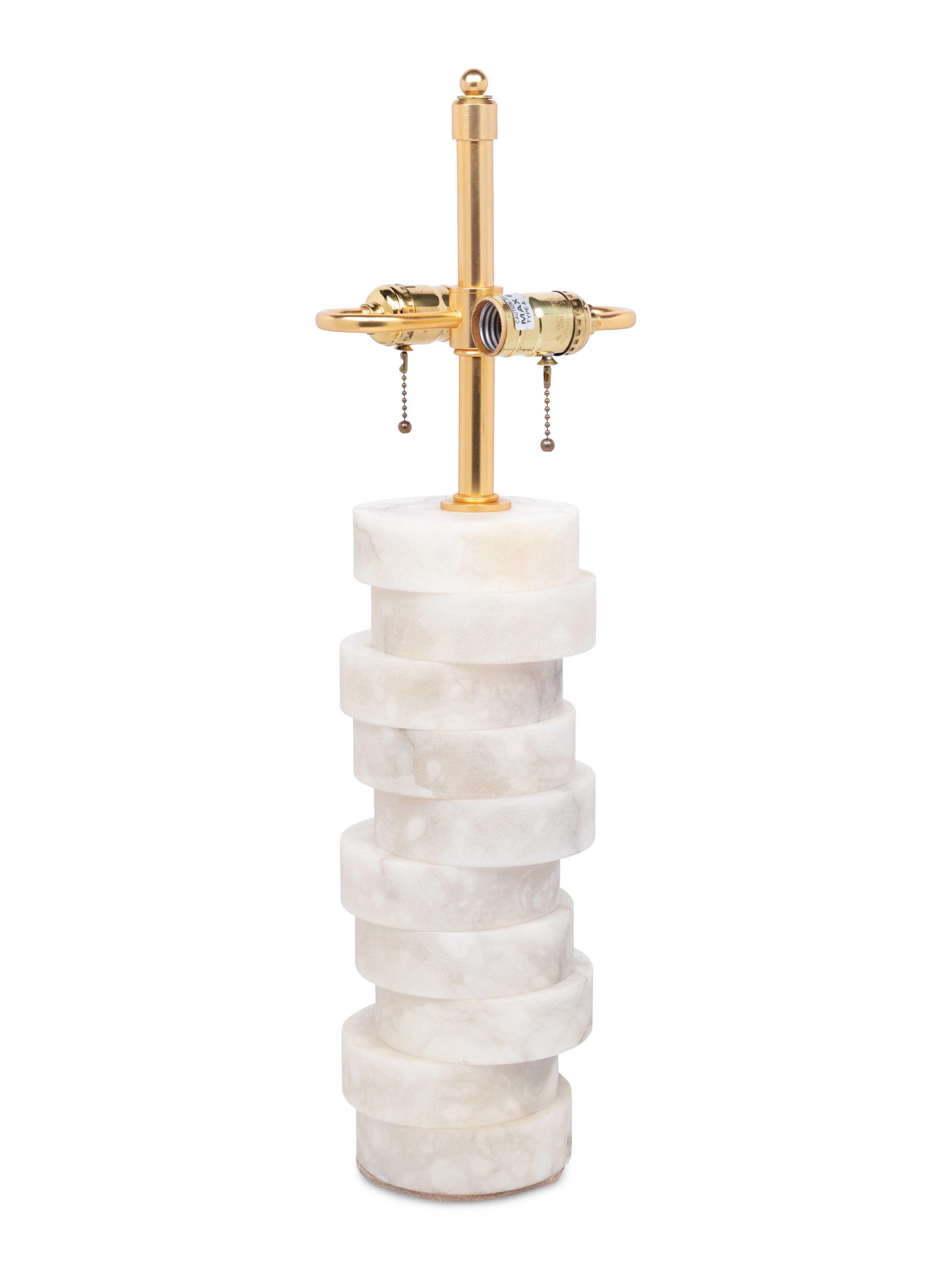A Contemporary Marble Table Lamp