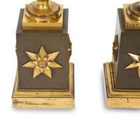 A Pair of Bronze Busts of Tsar Alexander I and Elizabeth Alexeievna