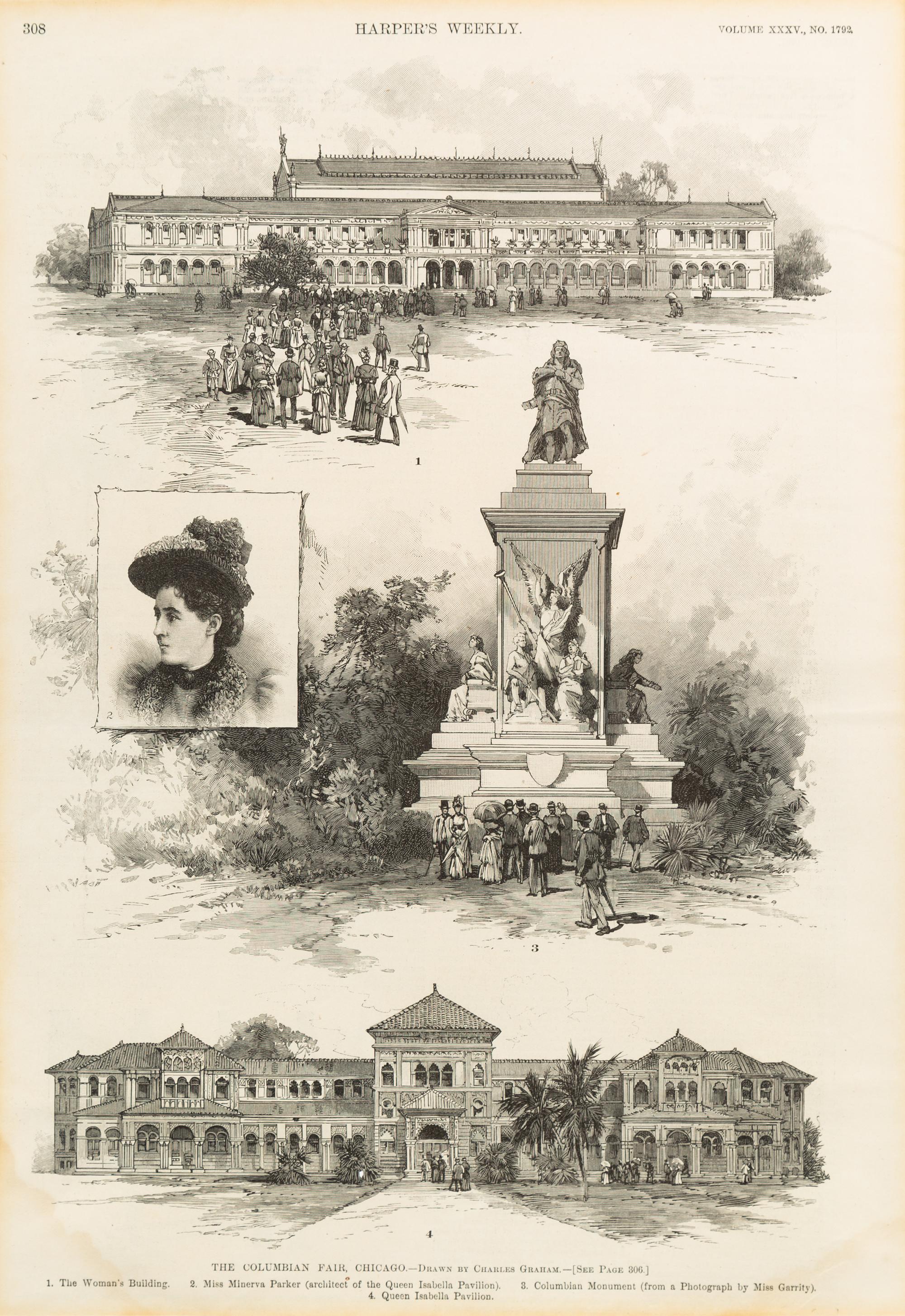 [HARPER'S WEEKLY]. A group of approximately 20 Harper's Weekly steel engravings.