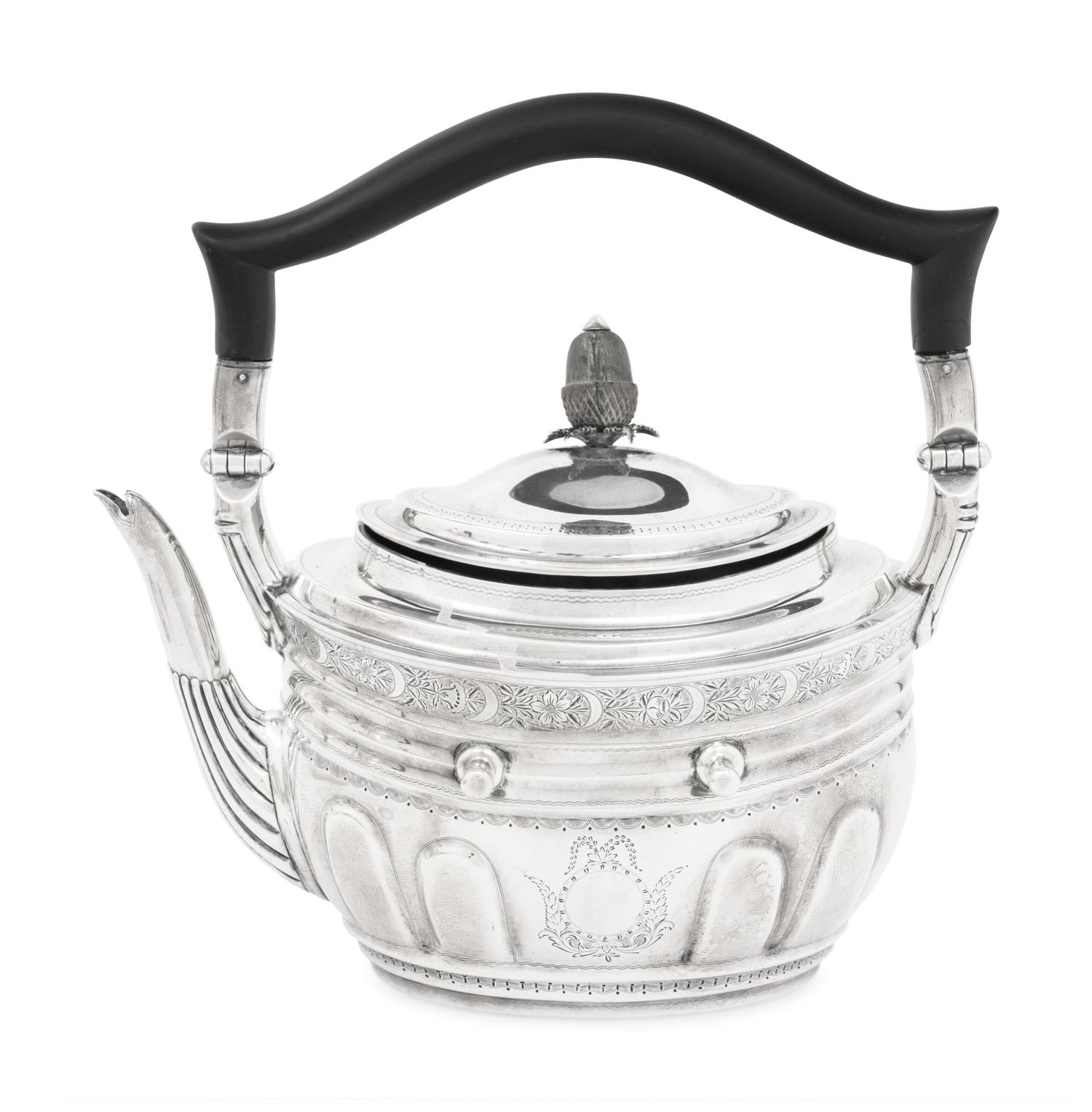 A George III Silver Four-Piece Tea and Coffee Service