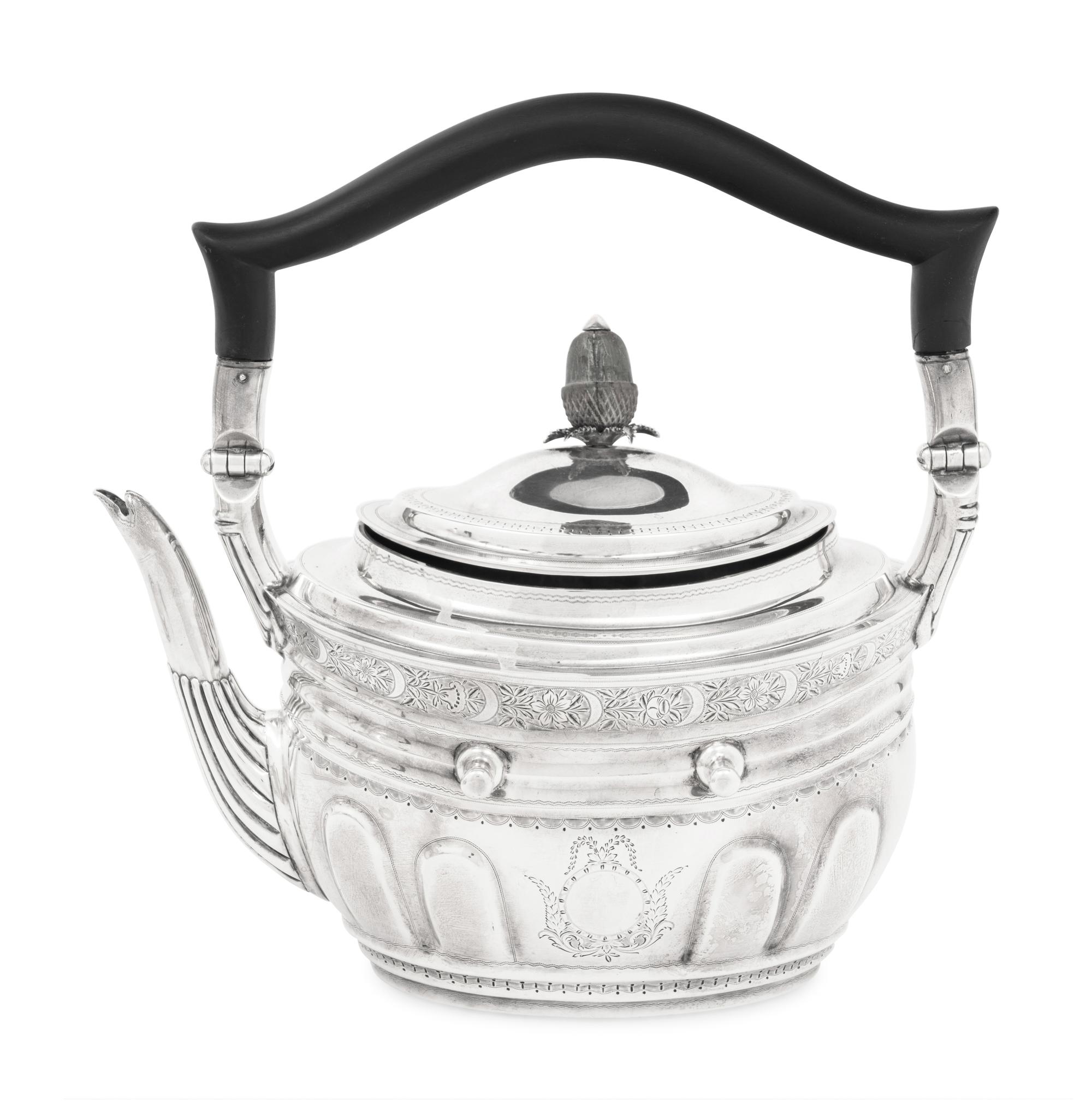 A George III Silver Four-Piece Tea and Coffee Service