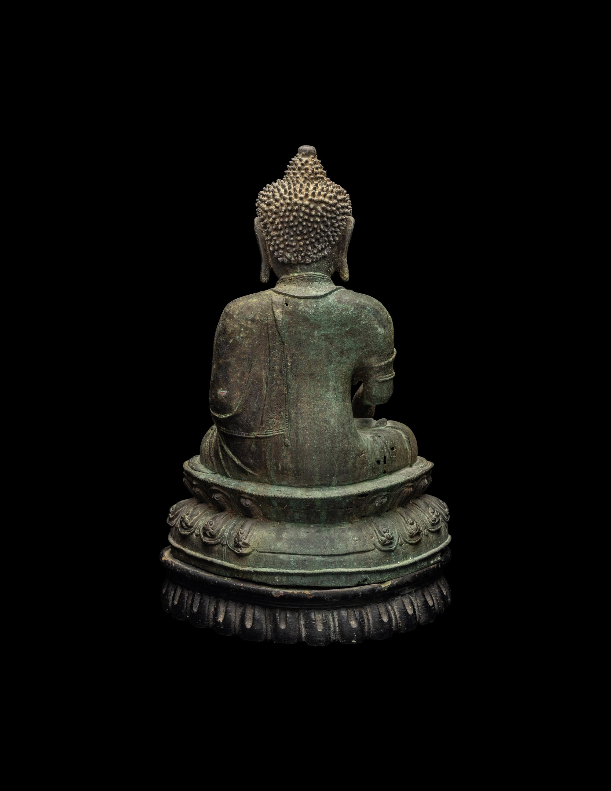 A Chinese Bronze Figure of Buddha