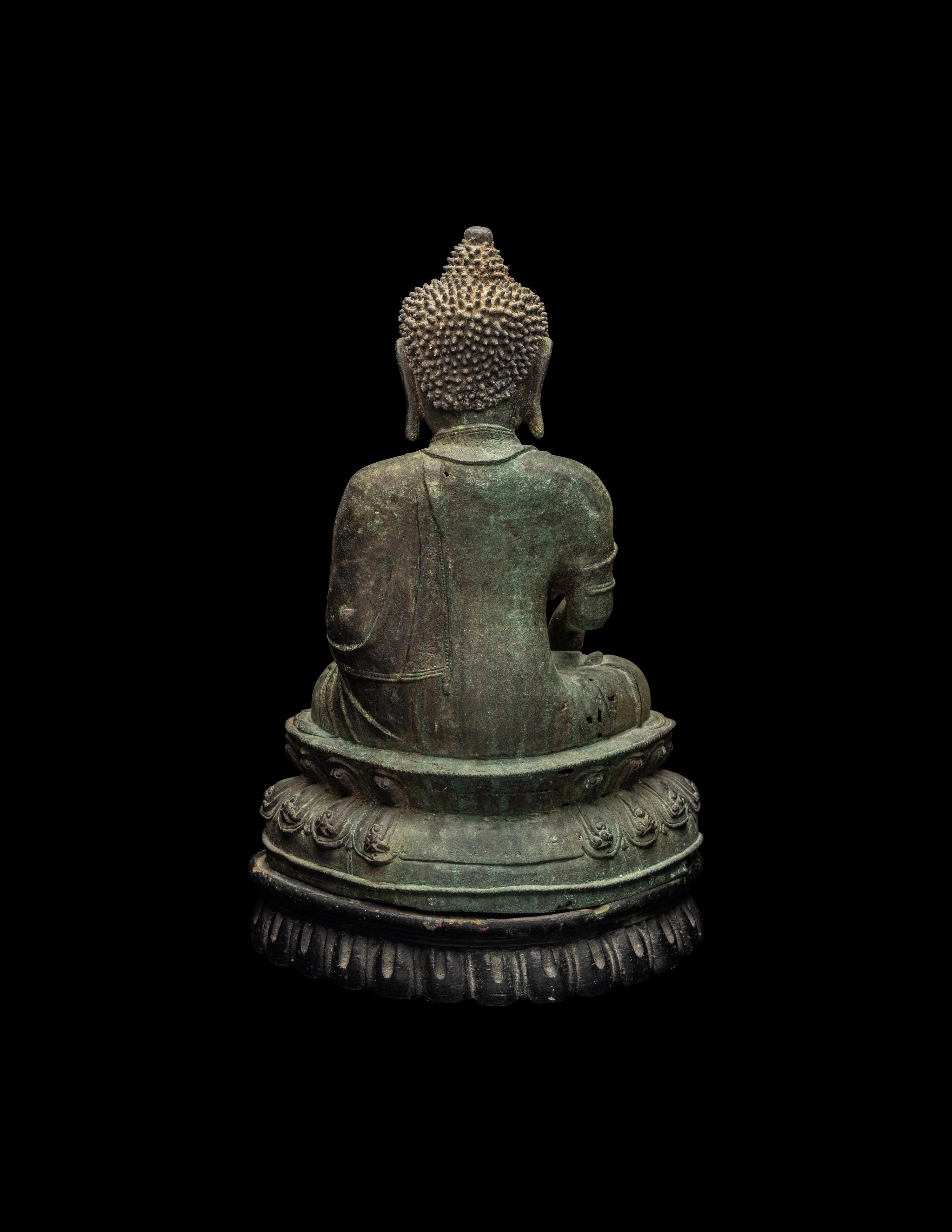 A Chinese Bronze Figure of Buddha