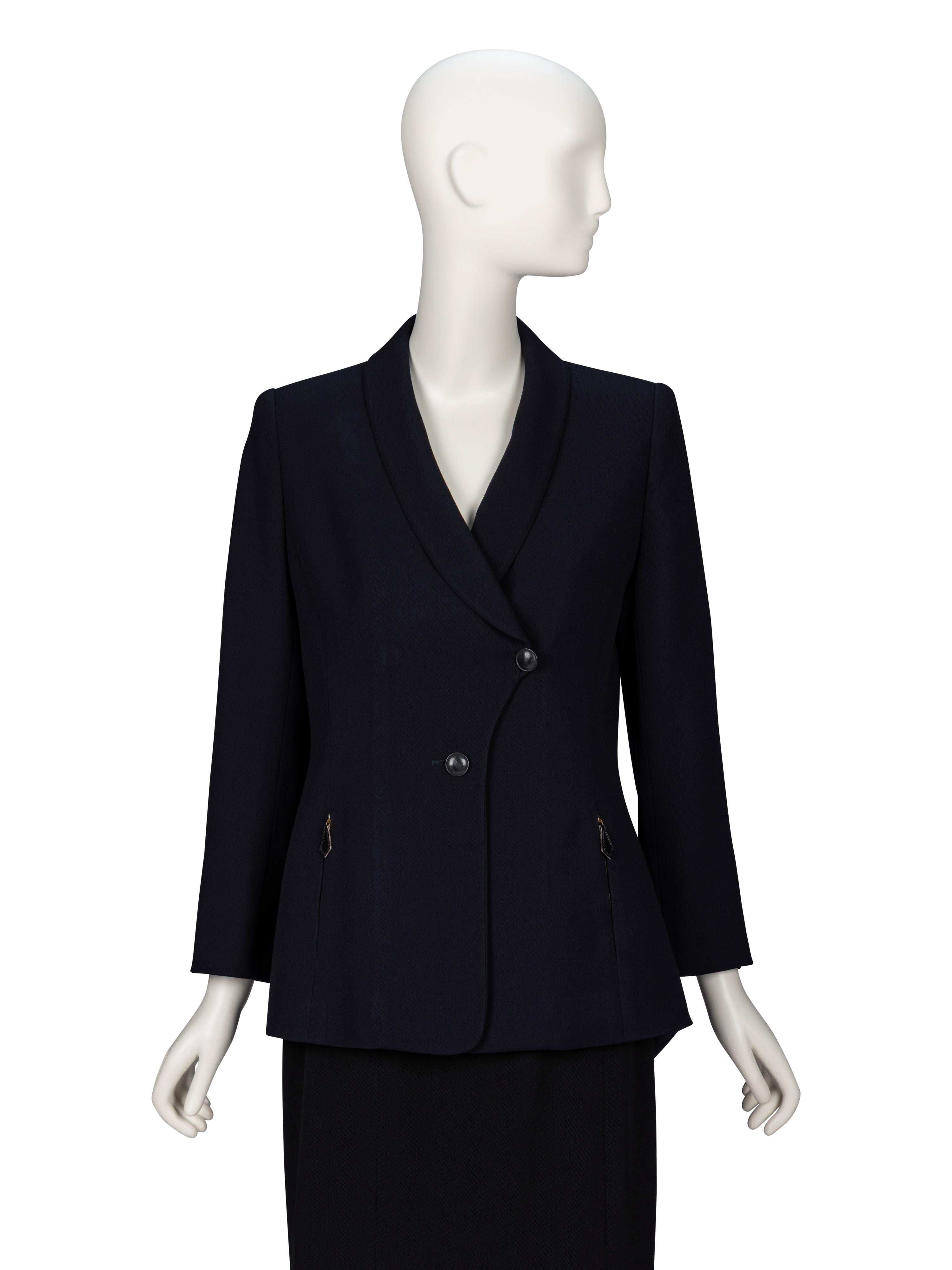 Hermès, Tailored Navy Blazer