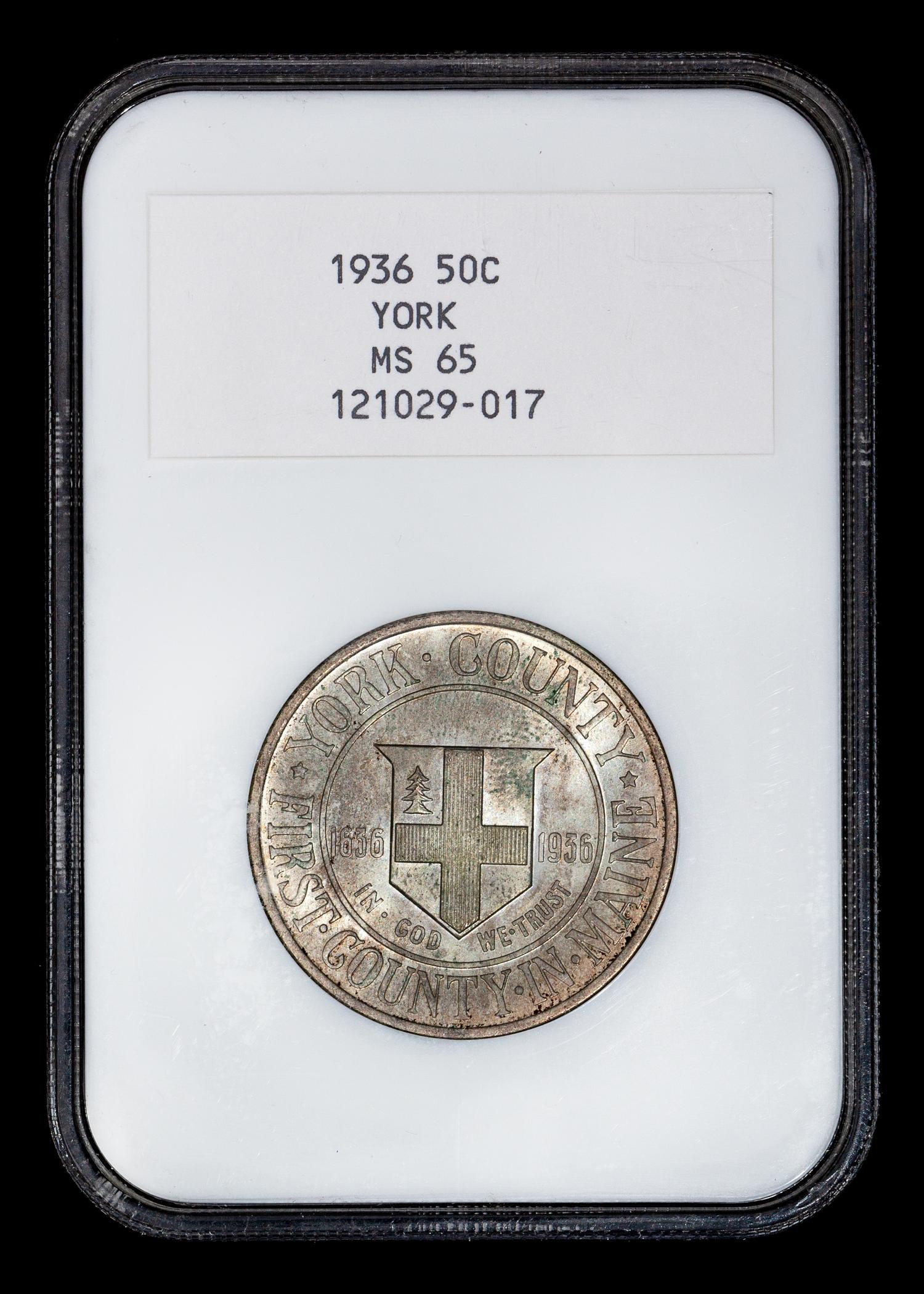 A United States 1936 York County Commemorative 50c Coin