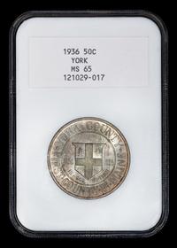 A United States 1936 York County Commemorative 50c Coin