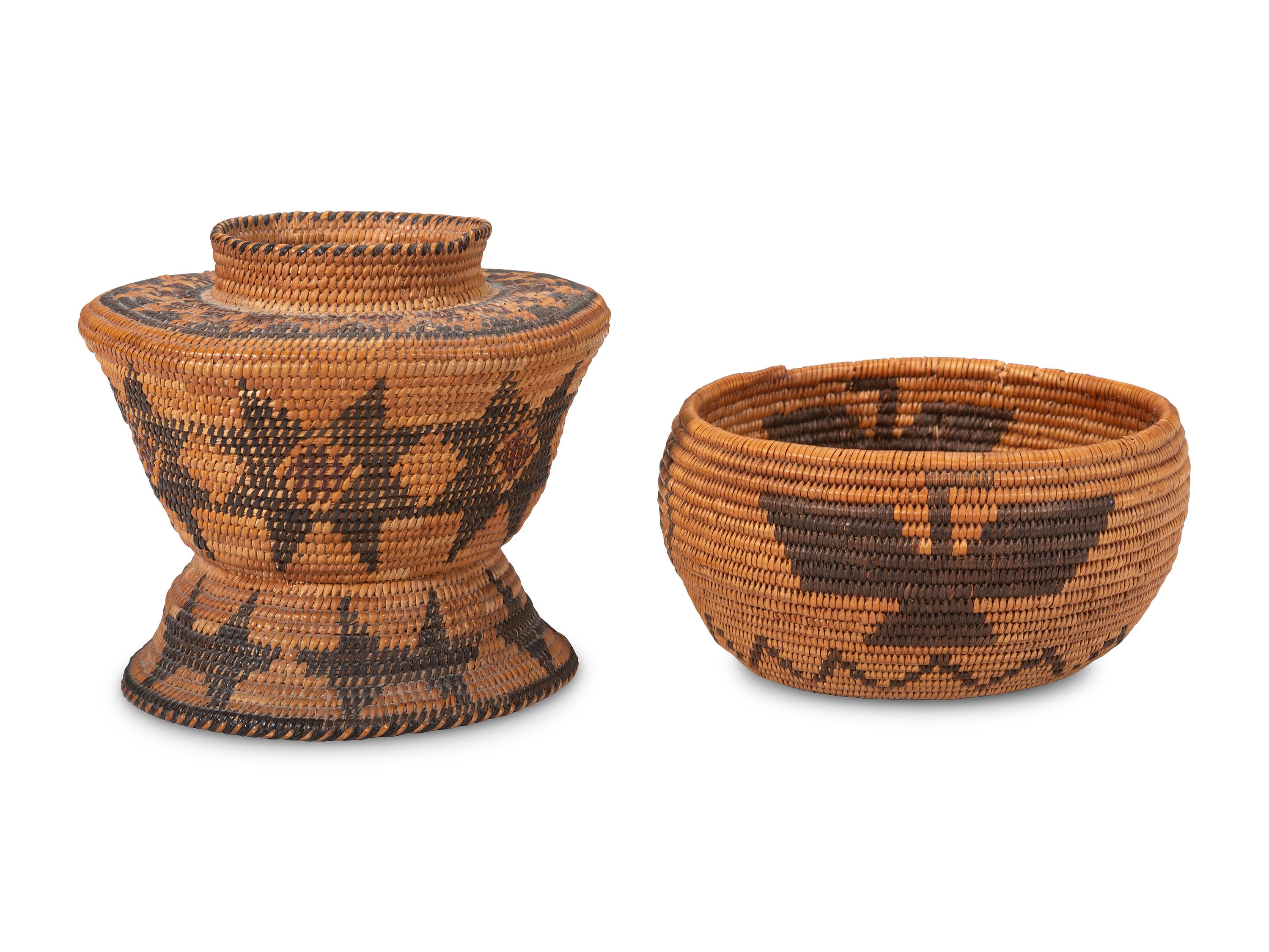 Washo and Yokut Baskets