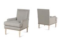 A Pair of Bunny Williams Azure Bergères