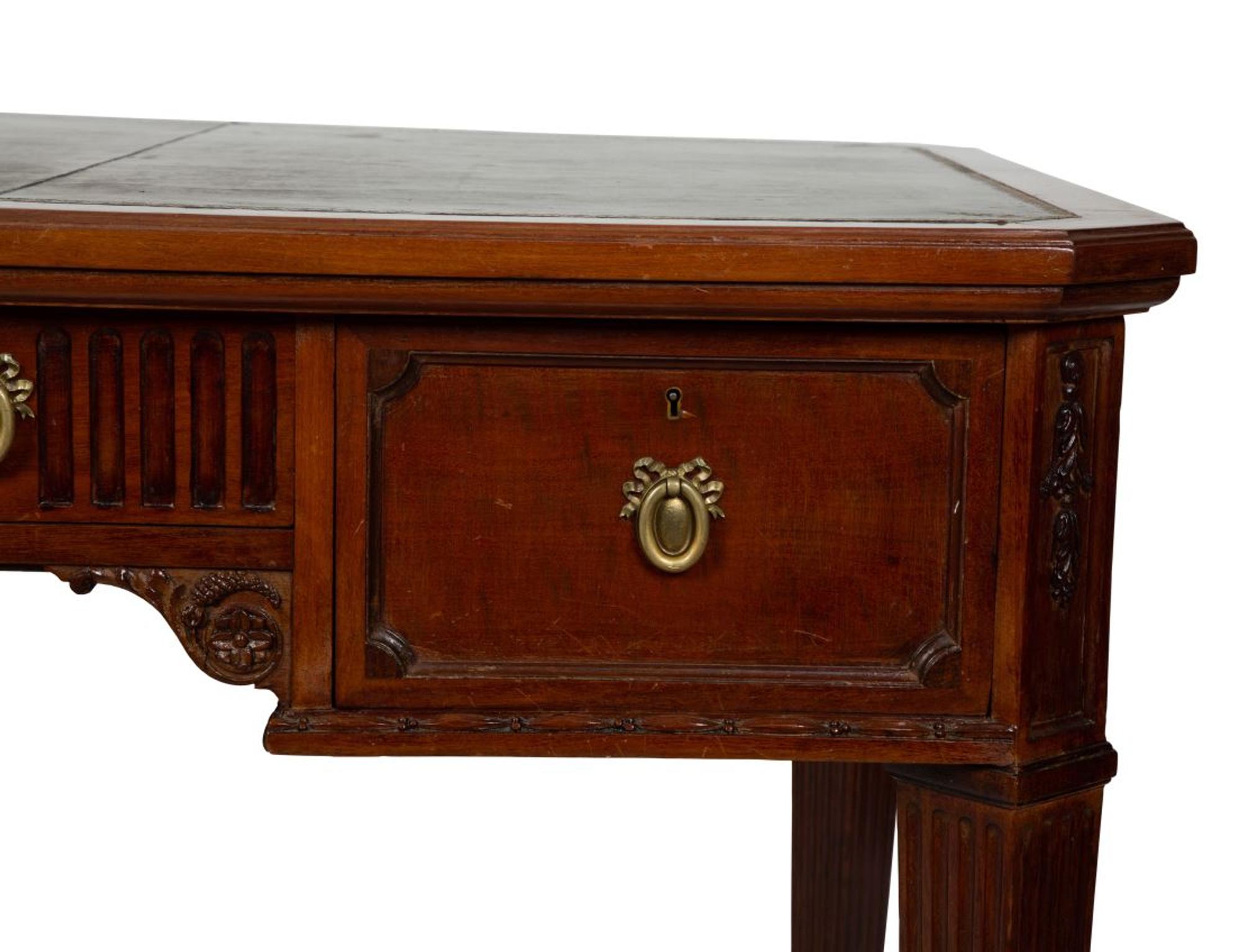 A Neoclassical Style Mahogany Writing Desk — EARLY 20TH CENTURY
