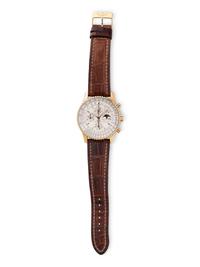 A RARE BREITLING, REF. H29320 18K PINK GOLD LIMITED EDITION 50TH ANNIVERSARY 'NAVITIMER QUANTIEME' PERPETUAL CALENDAR CHRONOGRAPH WRISTWATCH