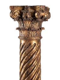 An Italian Giltwood Column