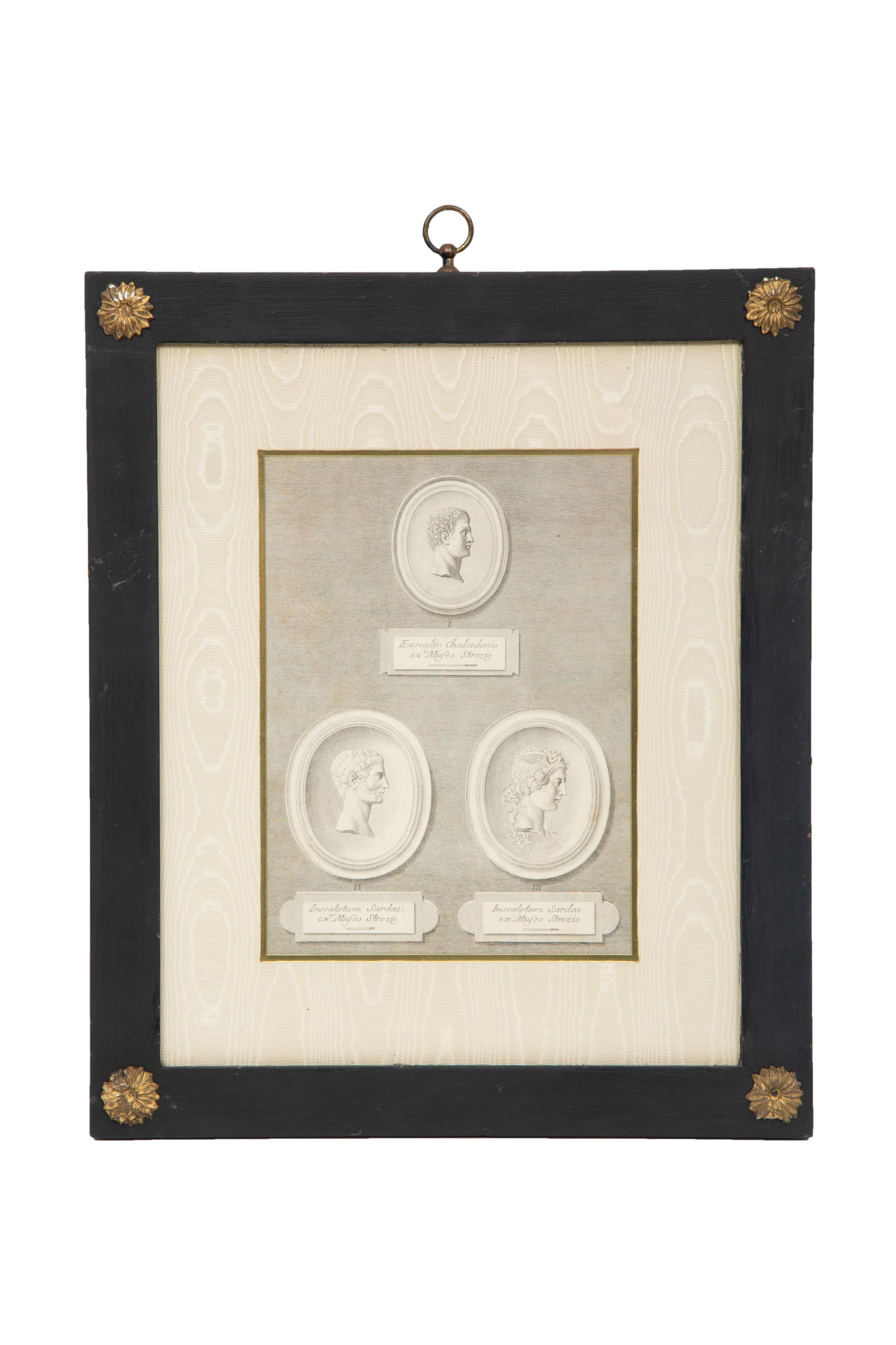 Four Copper Plate Engravings by Giovanni Domenico Campleglia (Italian, 1692-1768)