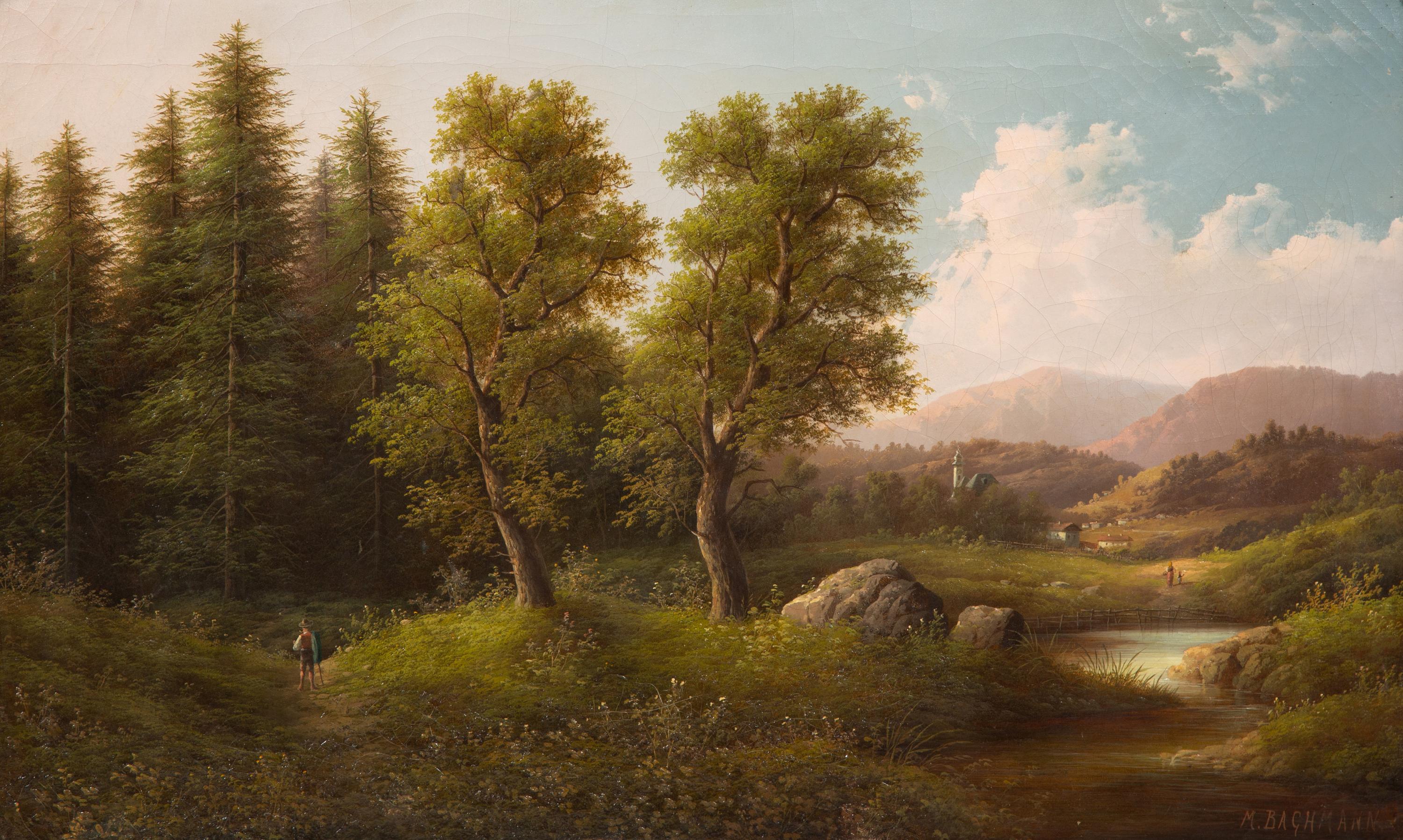 Landscape with Traveler
