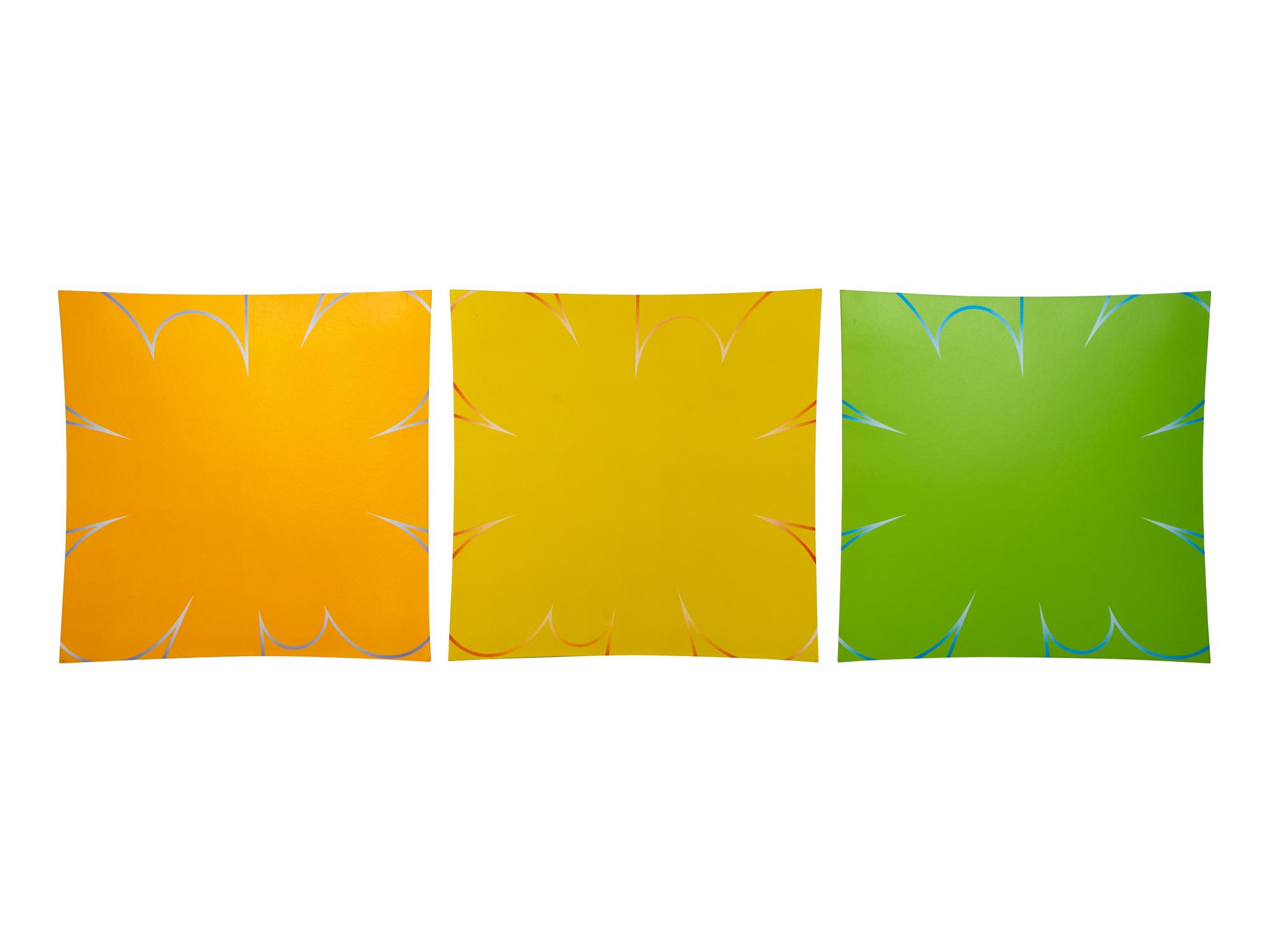 Frown, Crumps, Smack (Triptych)