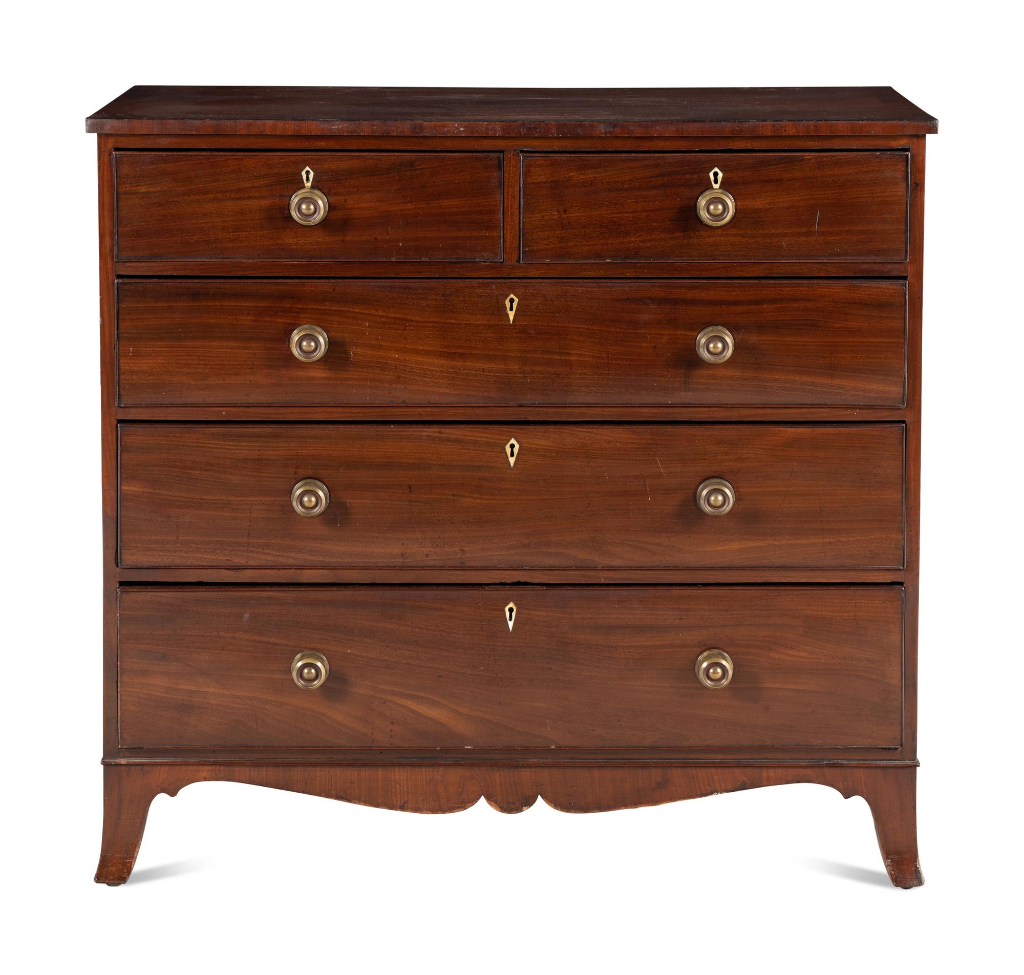 A Regency Mahogany Chest of Drawers
