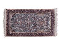 A Kashmir Wool Silk and Cotton Rug