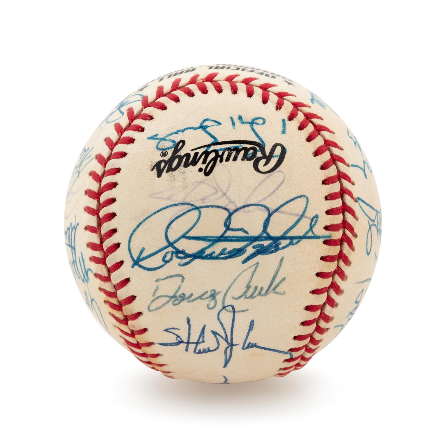 A Group of Four San Francisco Giants Signed Baseballs Including Barry Bonds (1996 Team Signed), Bobby Bonds, Orlando Cepeda and Willie Mays