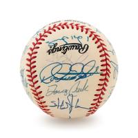A Group of Four San Francisco Giants Signed Baseballs Including Barry Bonds (1996 Team Signed), Bobby Bonds, Orlando Cepeda and Willie Mays