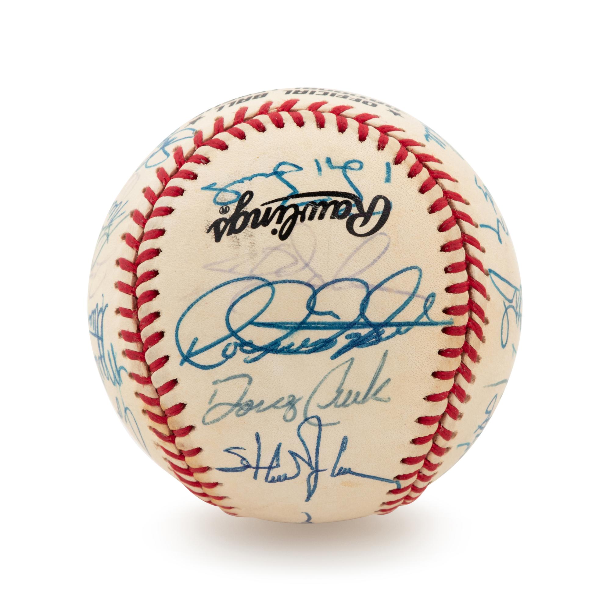 A Group of Four San Francisco Giants Signed Baseballs Including Barry Bonds (1996 Team Signed), Bobby Bonds, Orlando Cepeda and Willie Mays