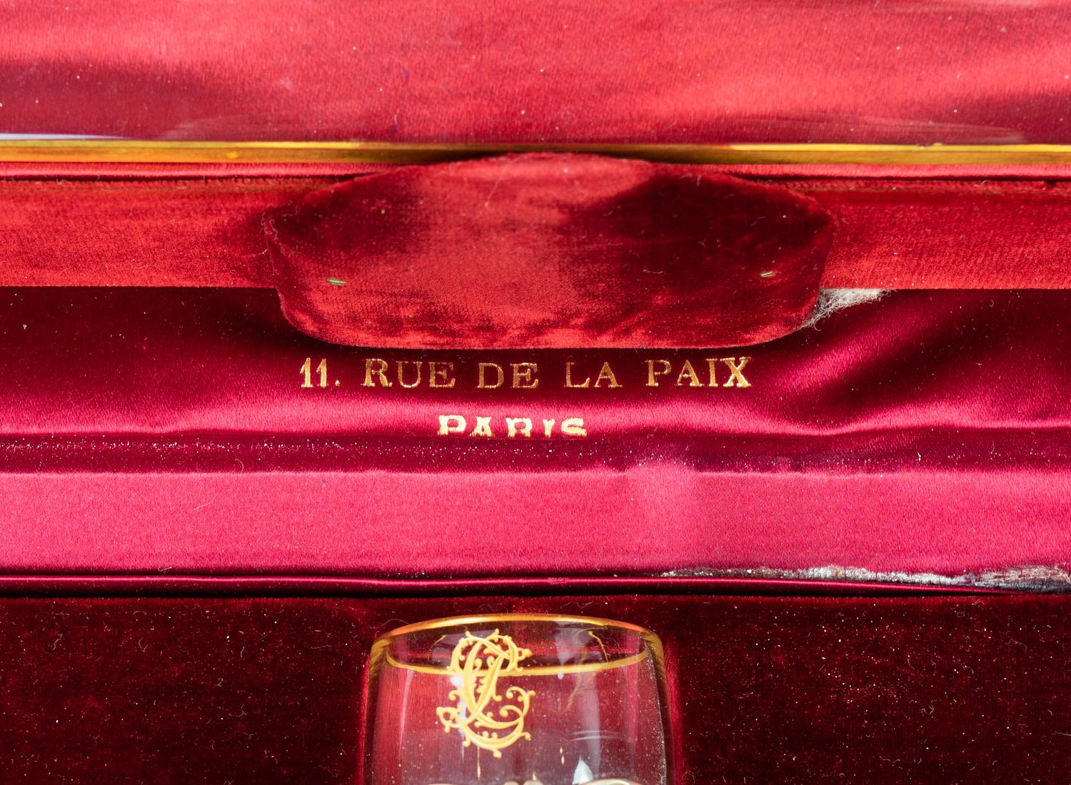 A French Silver Gilt and Crystal Decanter Set — 19TH CENTURY