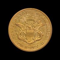 A United States 1857-O Liberty Head $20 Gold Coin