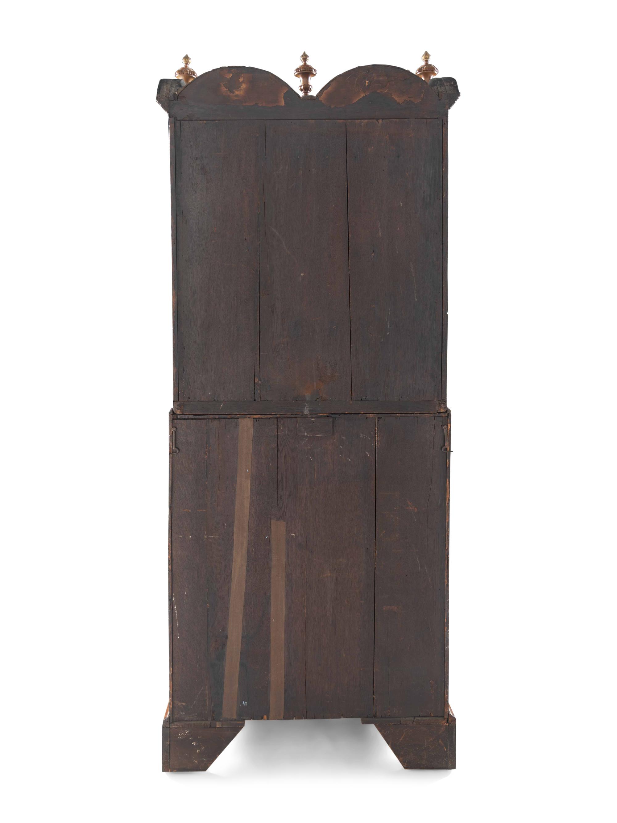 A Queen Anne Walnut Bureau Cabinet