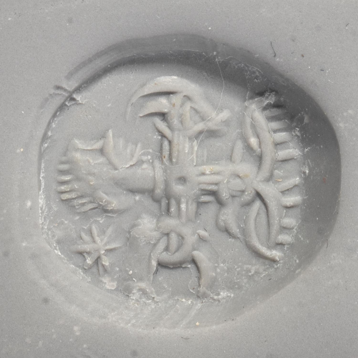 A Sasanian Chalcedony Stamp Seal