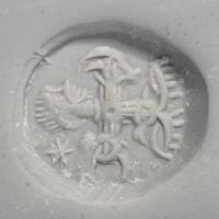 A Sasanian Chalcedony Stamp Seal