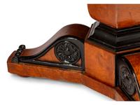 A Charles X Part Ebonized Cherrywood and Specimen Marble Center Table