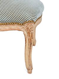 A Louis XV Style Painted Chauffeuse