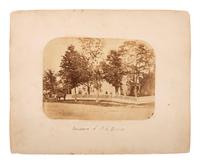 [EARLY PHOTOGRAPHY]. GREENE, Jeremiah M. (b. 1825), photographer. Photographic sketchbook containing 14 images. [ With: ] Civil War letters.