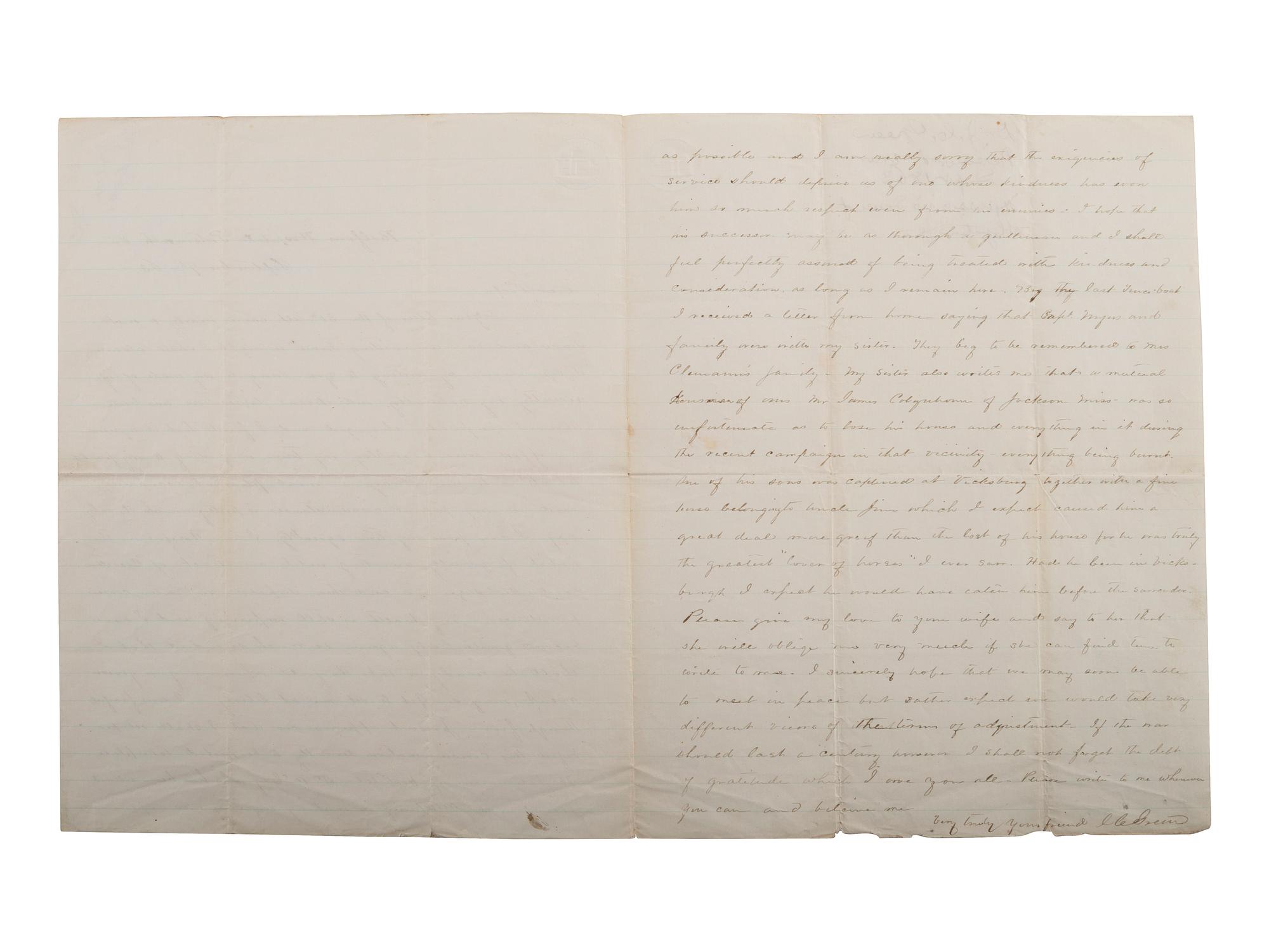 [MILITARIA] 19th c. docs and imprints incl. Civil War content from Estate of Carroll J. Delery III.