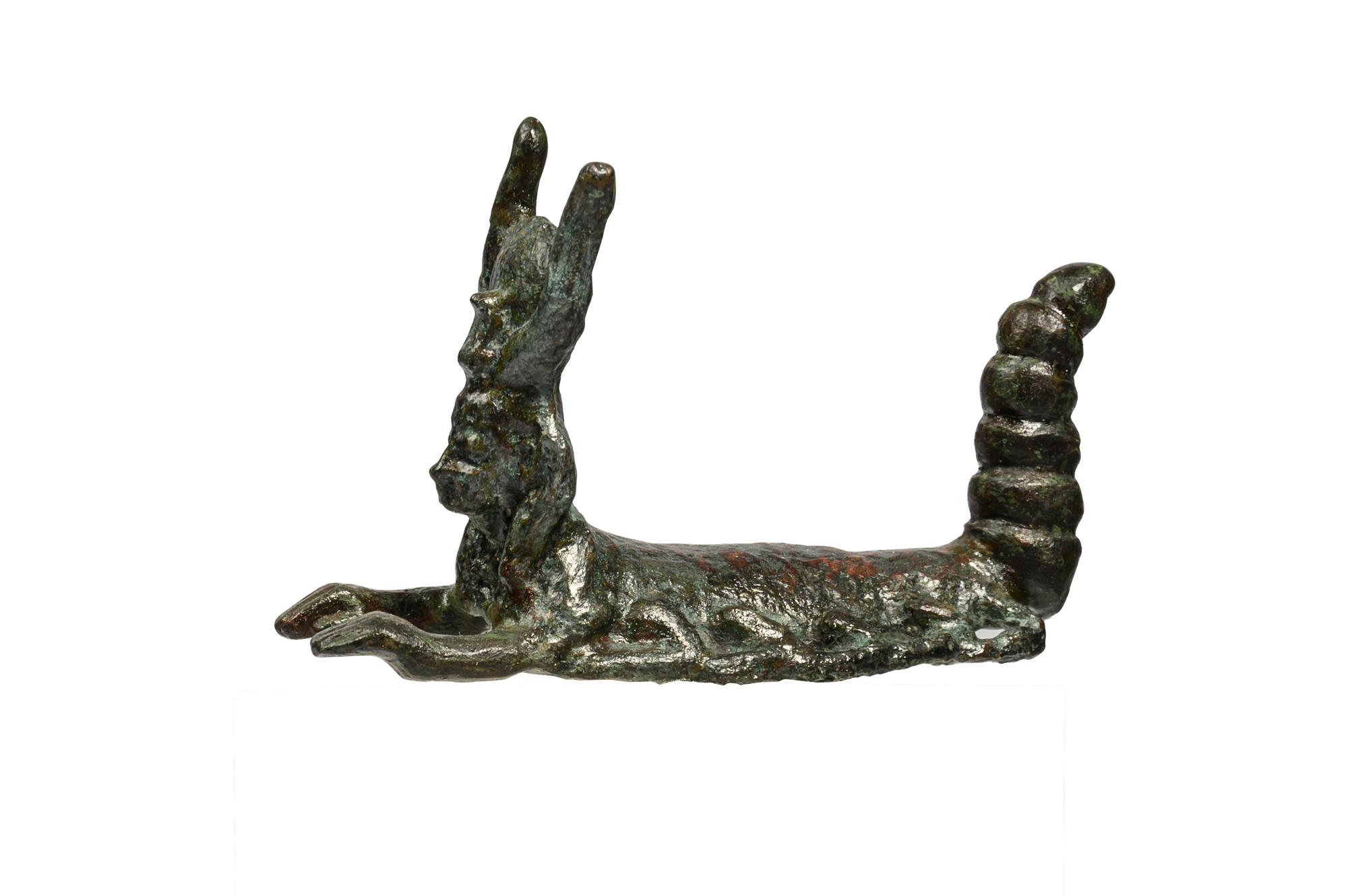 An Egyptian Bronze Scorpion Deity