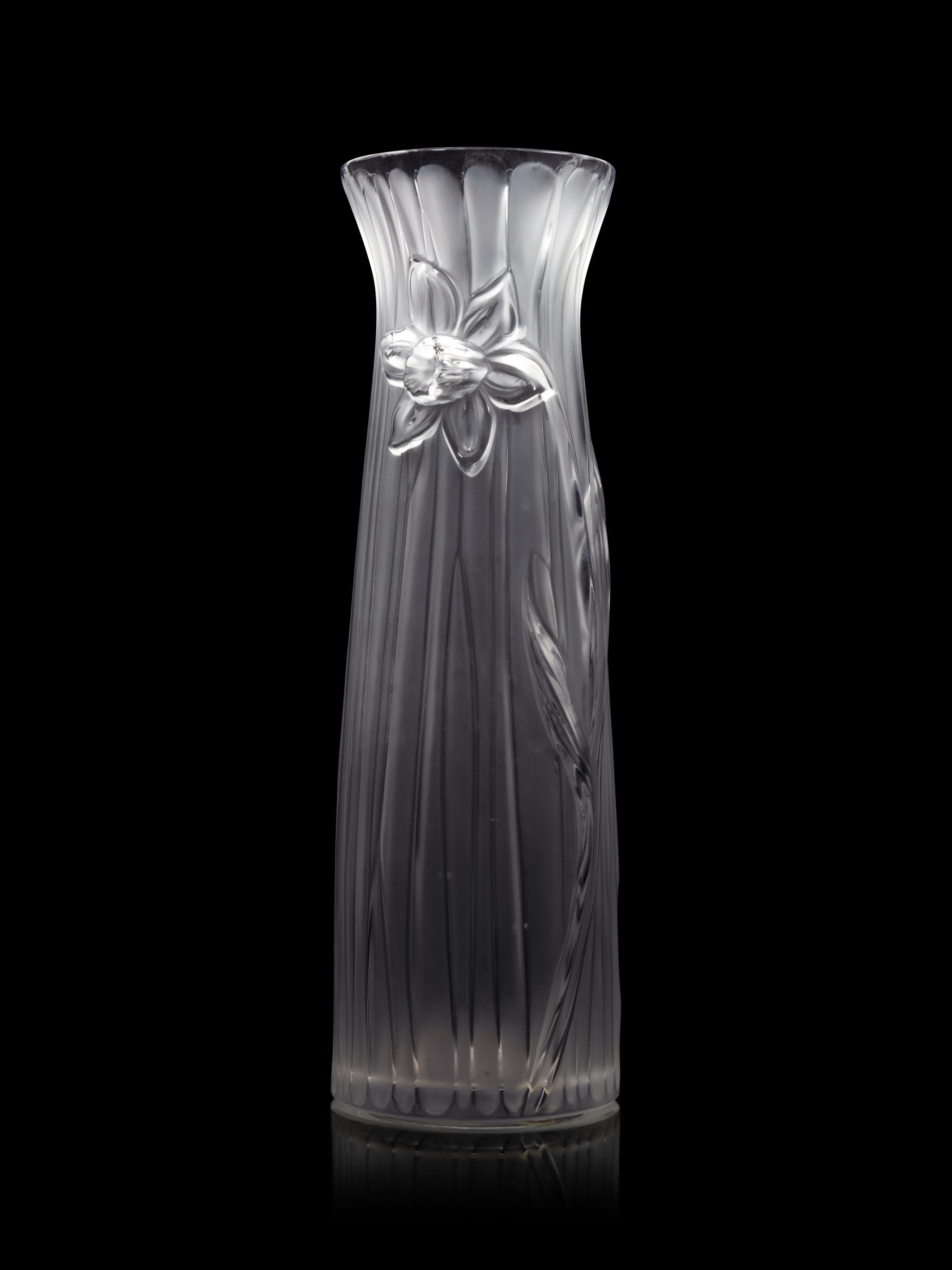 A Lalique Jonquille Vase