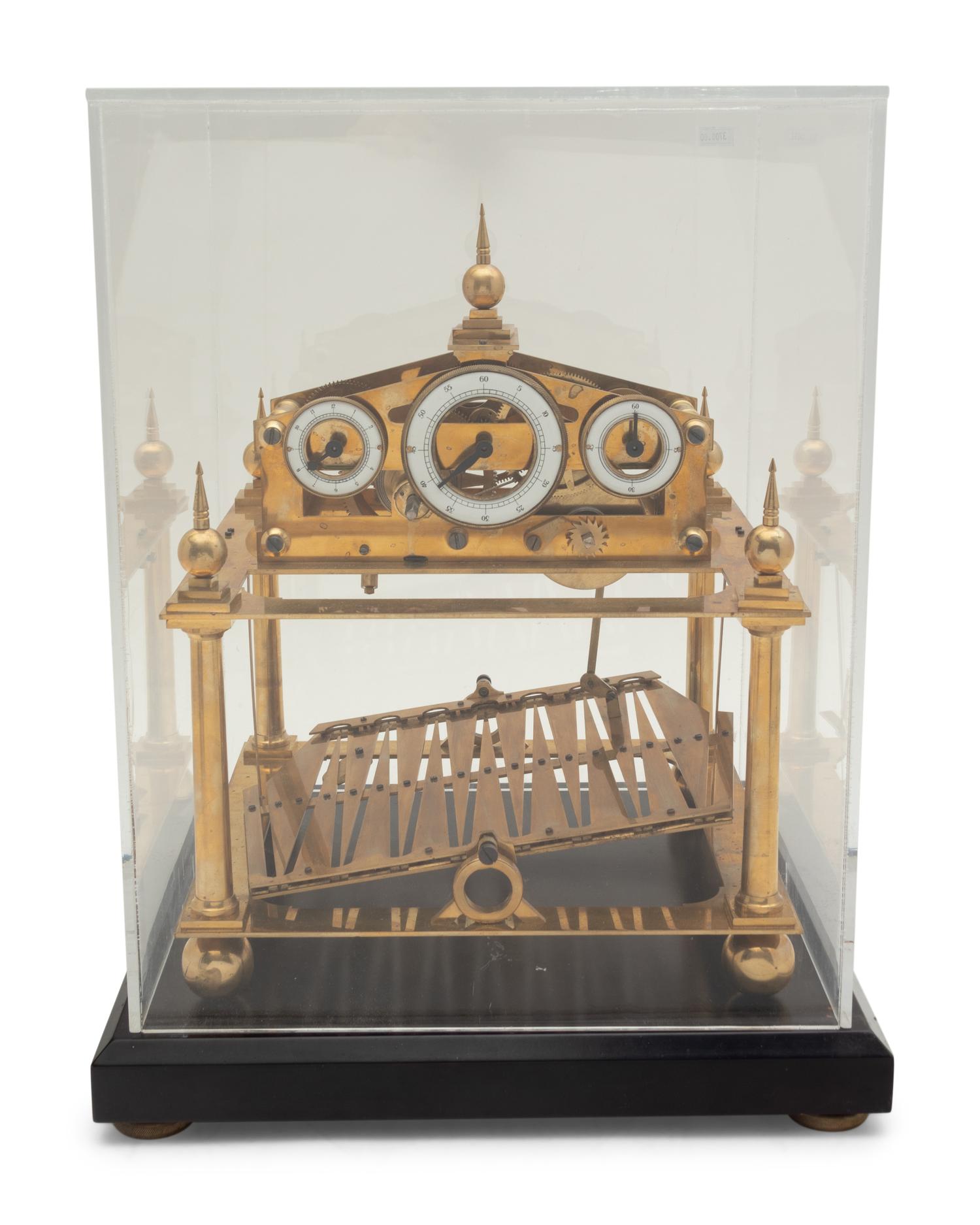 A Brass Congreve Clock
