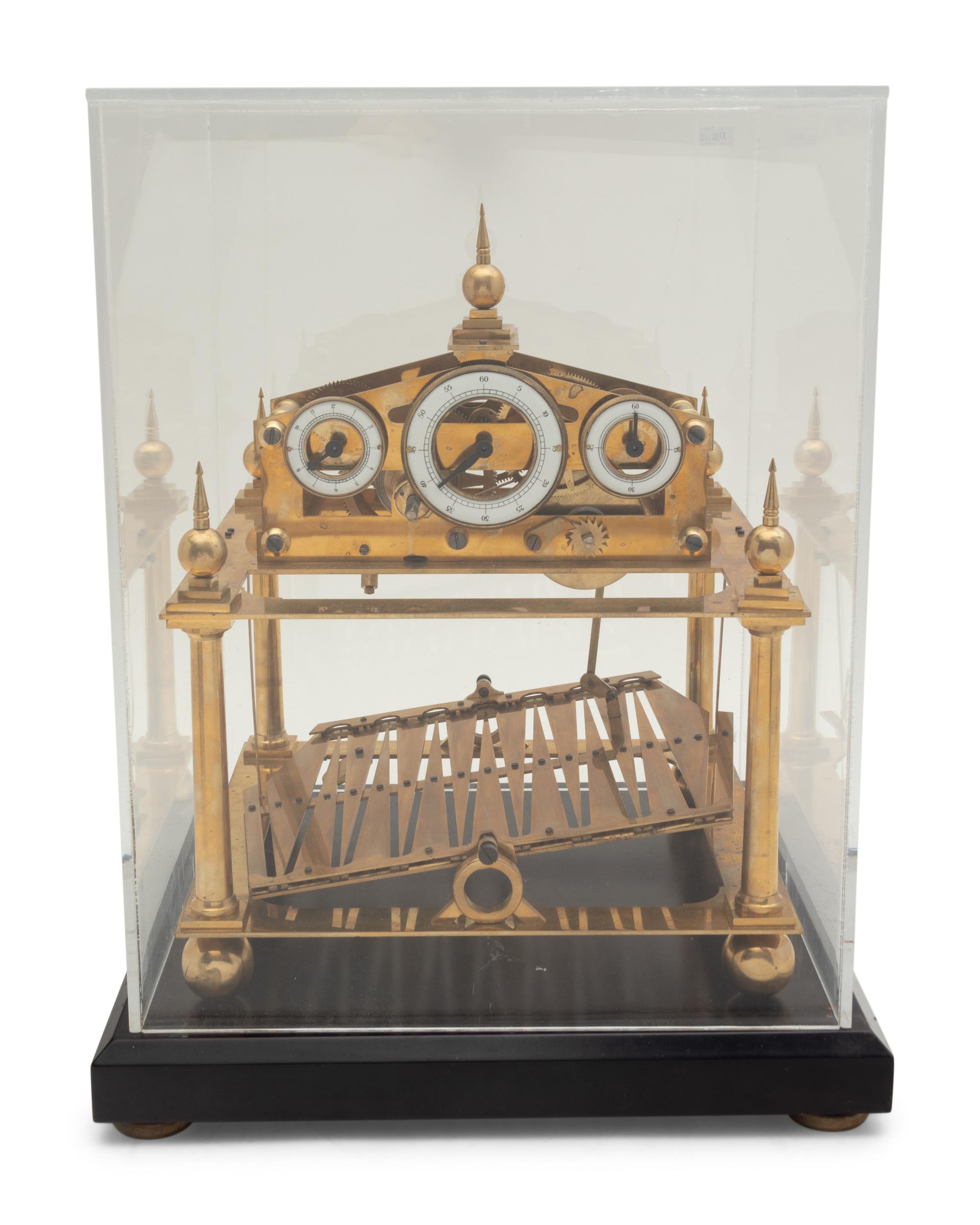 A Brass Congreve Clock