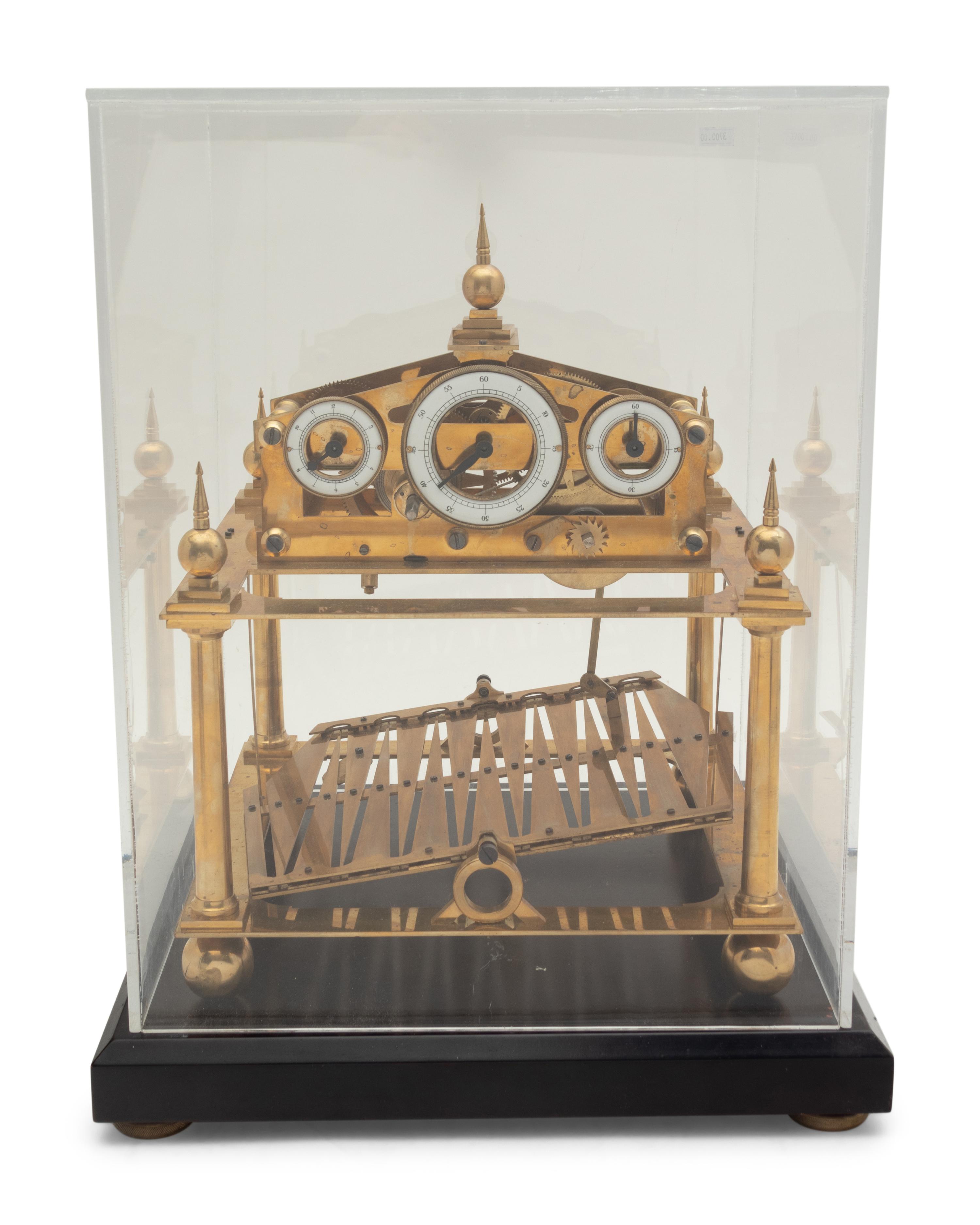 A Brass Congreve Clock