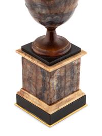 A Late George III Blue John Urn on Stand