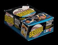 An Unopened Wax Box of 1985 Donruss Baseball Cards