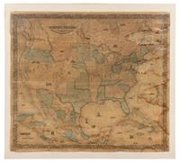 [MAPS & ATLASES]. COLTON, Joseph Hutchins (1800-1893). Colton's Map of the United States of America, the British Provinces, Mexico and the West Indies. Showing the Country from the Atlantic to the Pacific Ocean. New York, 1854.
