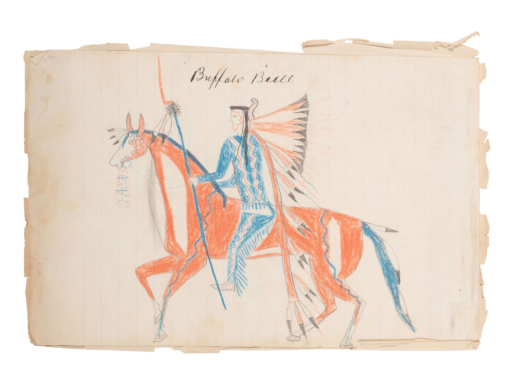 [NATIVE AMERICANS]. JUNKIN, William W. (1831-1903). A Collection of Indian Photographs and Views with Photos of a Few White Employes [ sic ] Together with Some Indian Letters and Paintings. Made by W.W. Junkin, Fairfield, Iowa. 1889-93.