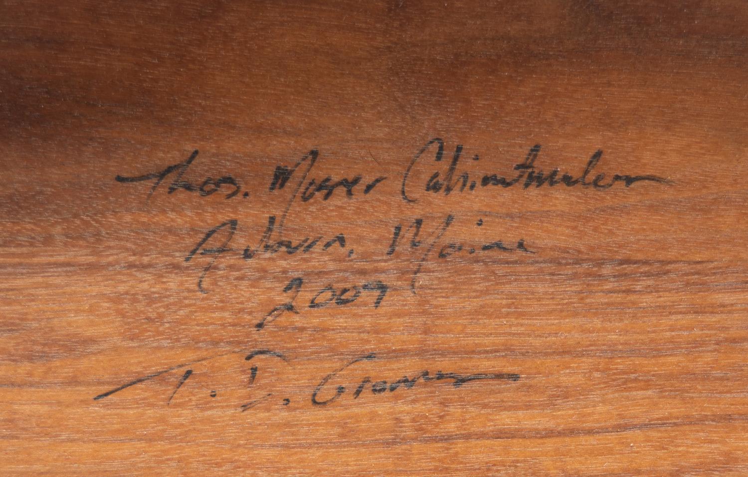 Pair of Occasional Tables Minimus – Oval , 2009 Thos. Moser Cabinetmakers, Auburn, Maine