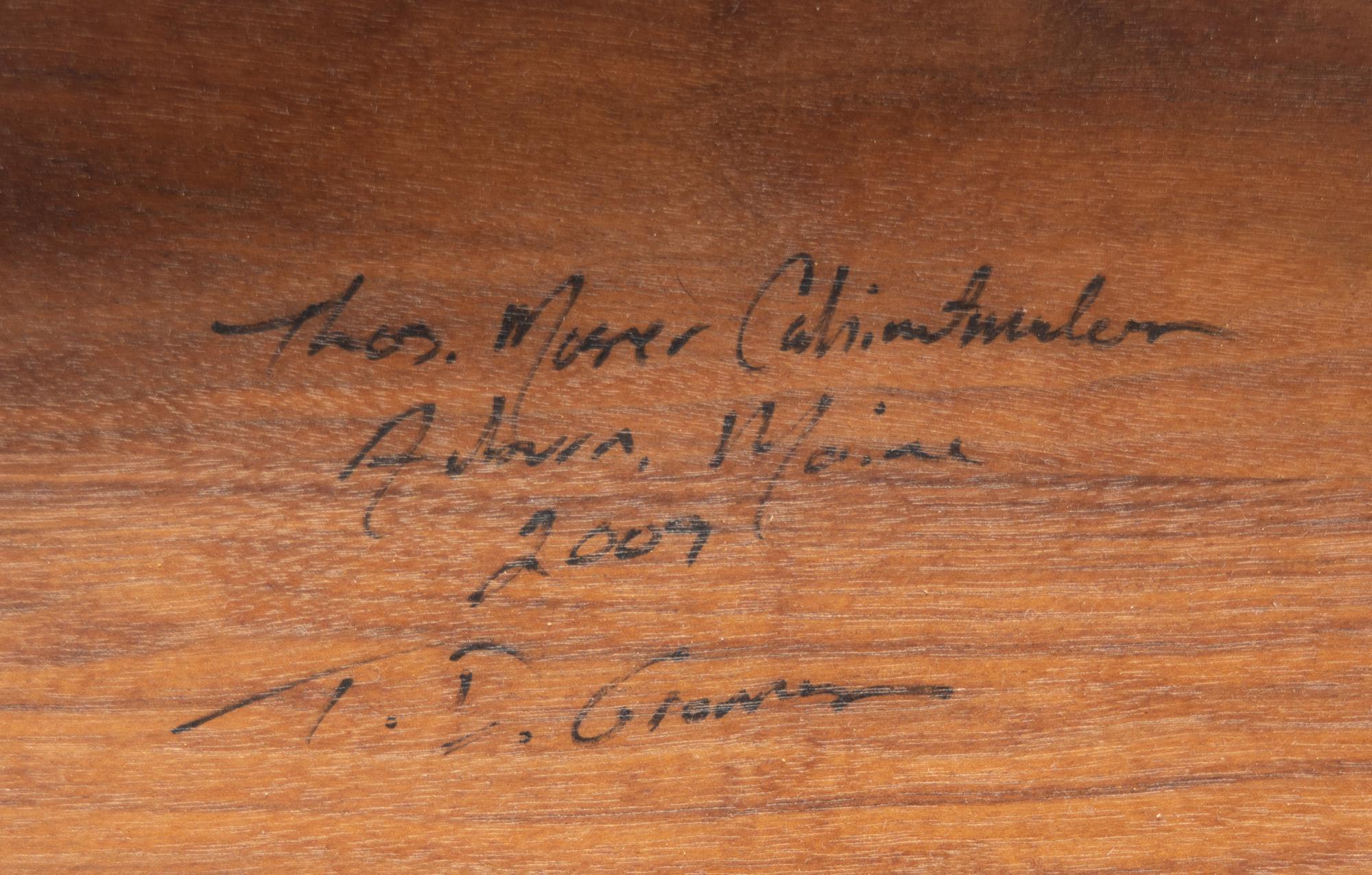 Pair of Occasional Tables Minimus – Oval , 2009 Thos. Moser Cabinetmakers, Auburn, Maine