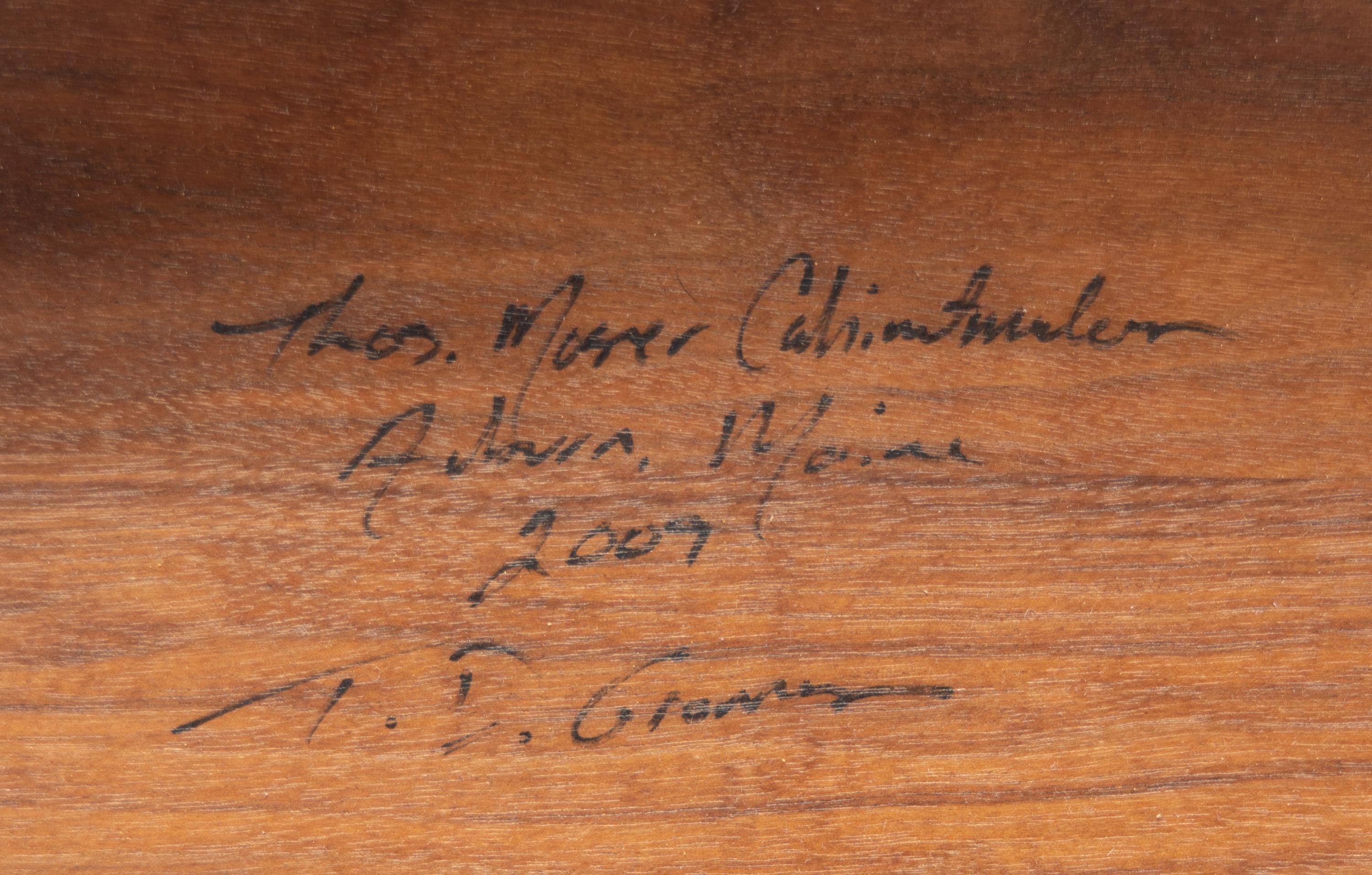 Pair of Occasional Tables Minimus – Oval , 2009 Thos. Moser Cabinetmakers, Auburn, Maine