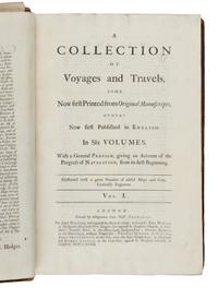 [TRAVEL & EXPLORATION]. CHURCHILL, Awnsham (d. 1728) and John (fl. 1695). A Collection of Voyages and Travels, some now first printed from original manuscripts, others now first published in English . London: Churchill for John Walthoe [&c], 1732.